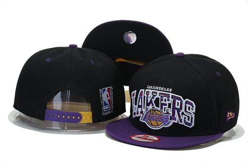 NBA Los Angeles Lakers NE Snapback Hat #152